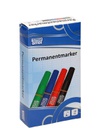 Permanentni marker 2,5-4mm okrugli vrh Plava