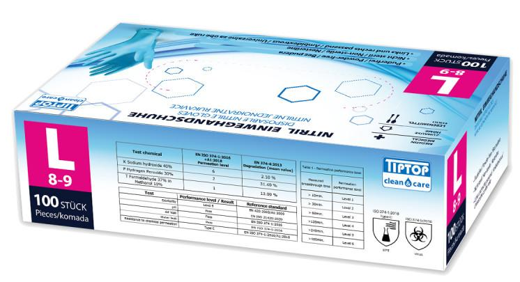 Nitrilne jednokratne rukavice S 100/1