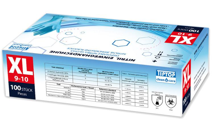 Nitrilne jednokratne rukavice S 100/1