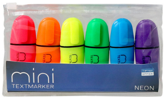 Textmarker Kosi Vrh &quot;Neon Mini&quot; 6/1