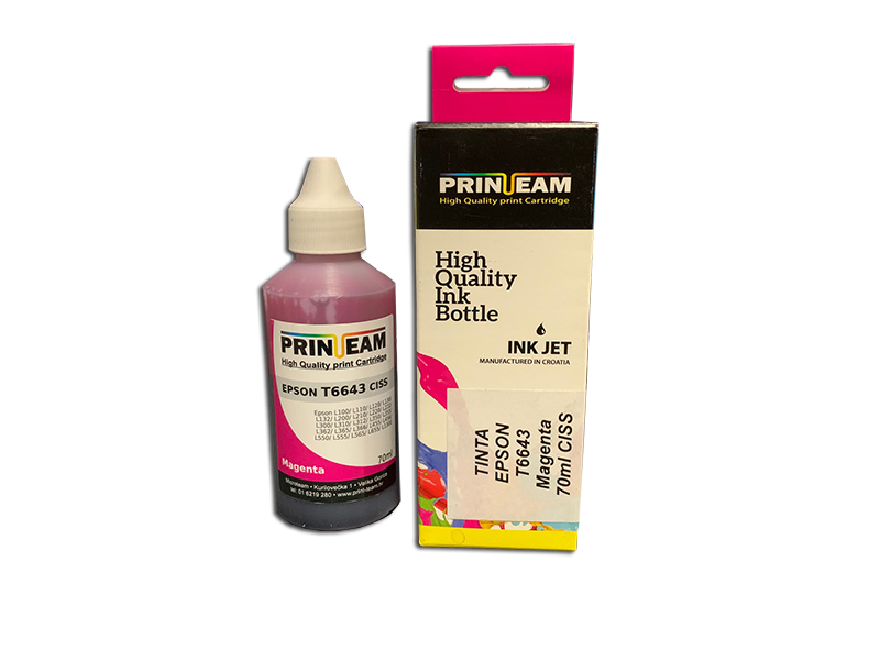 Epson T6643, MAGENTA, 70ml. CISS