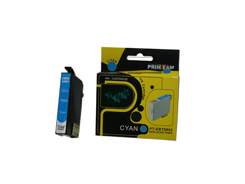 Epson T0802, CYAN, 10ml.