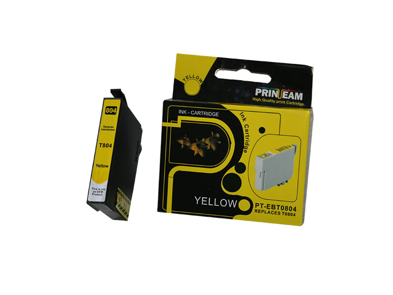 Epson T0804, YELLOW, 10ml.