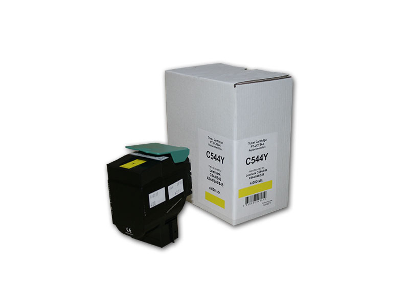 LEXMARK C544, Yellow, C544X1YG, 4000str.