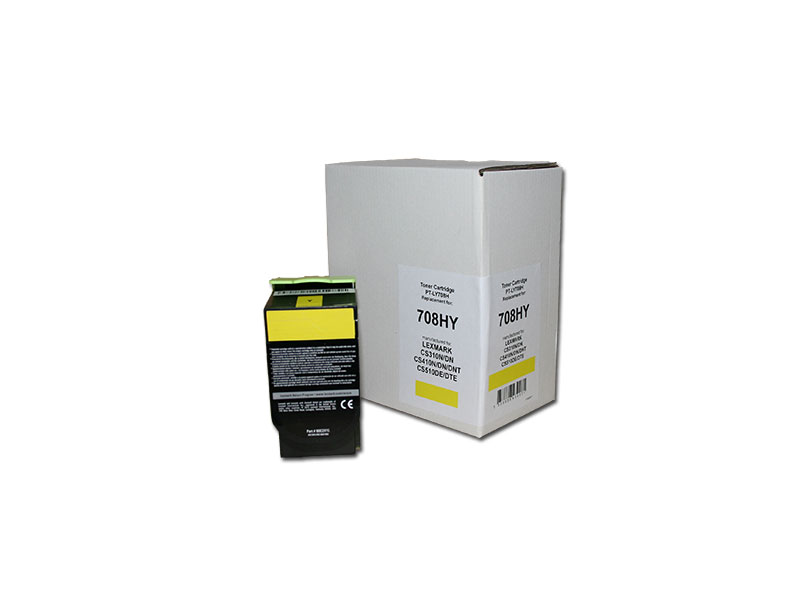 LEXMARK 708H, Yellow, 70C8HY0, 3000str.