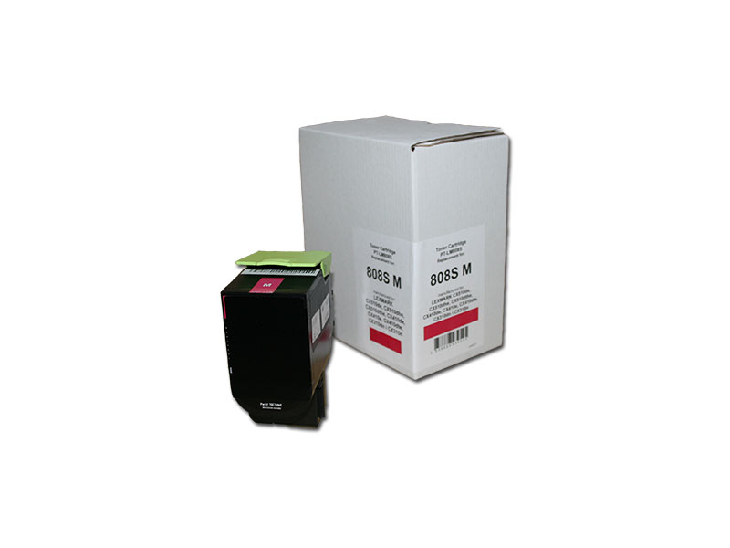 LEXMARK 808S, Magenta, 80C8SM0, 2000str.