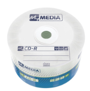 CD-R 700MB 52× Matt Silver, Wrap 50/1