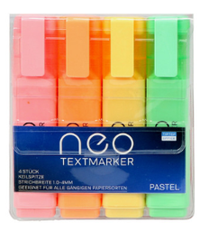 [TTO 404205] Textmarker, Pastel, 4/1